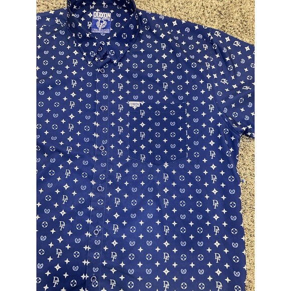 Dixxon Flannel Blue Bougie All Over Print Short Sleeve Shirt 4XL - Picture 5 of 9